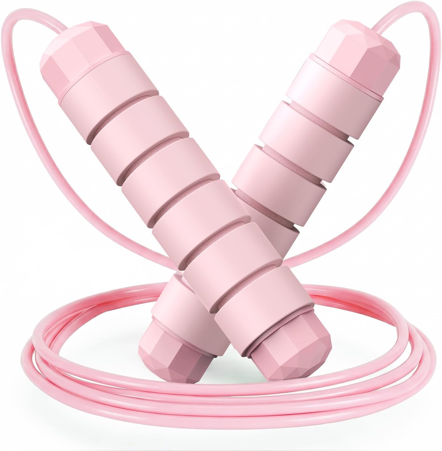 Jump Rope, Tangle-Free Rapid Speed Jumping Rope Cable with Ball Bearings for Women, Men & Kids