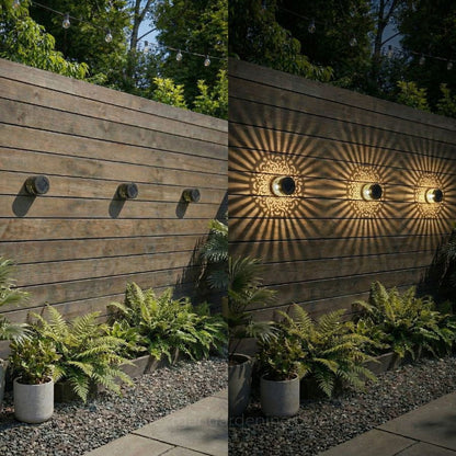 Remifa®✨Solar Garden Lights with Auto On/Off, Waterproof LED & Romantic Outdoor Glow – Energy Saving & Easy Install UPSELL