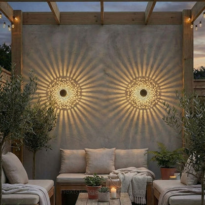 Remifa®✨Solar Garden Lights with Auto On/Off, Waterproof LED & Romantic Outdoor Glow – Energy Saving & Easy Install UPSELL