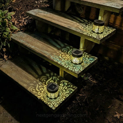 Remifa®✨Solar Garden Lights with Auto On/Off, Waterproof LED & Romantic Outdoor Glow – Energy Saving & Easy Install UPSELL