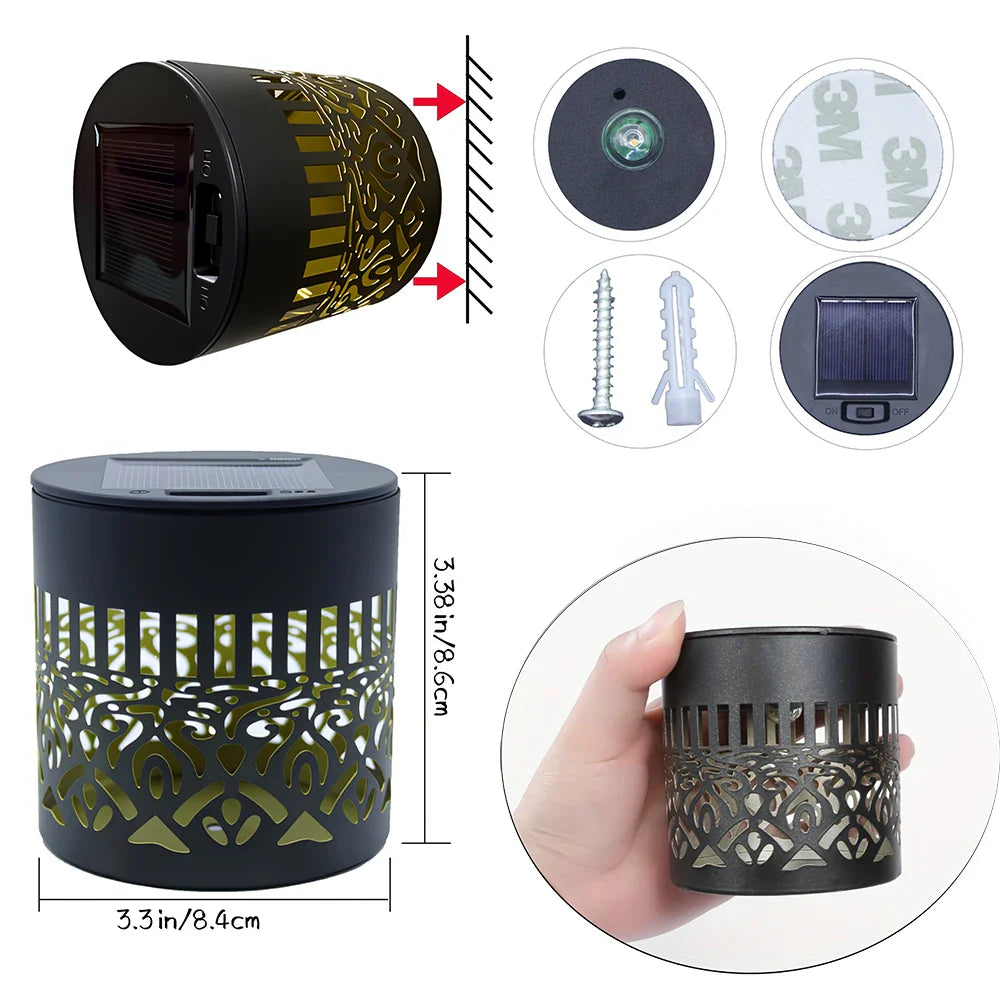 Remifa®✨Solar Garden Lights with Auto On/Off, Waterproof LED & Romantic Outdoor Glow – Energy Saving & Easy Install UPSELL