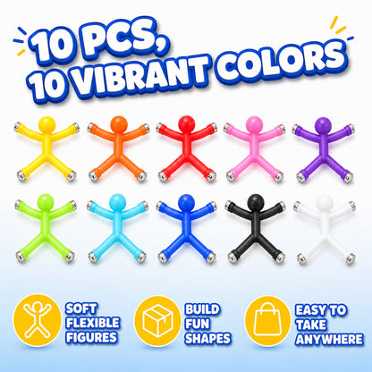 MagniBuddies® 10-Pack Magnetic Stick Figure Fidget Toys（upsell）