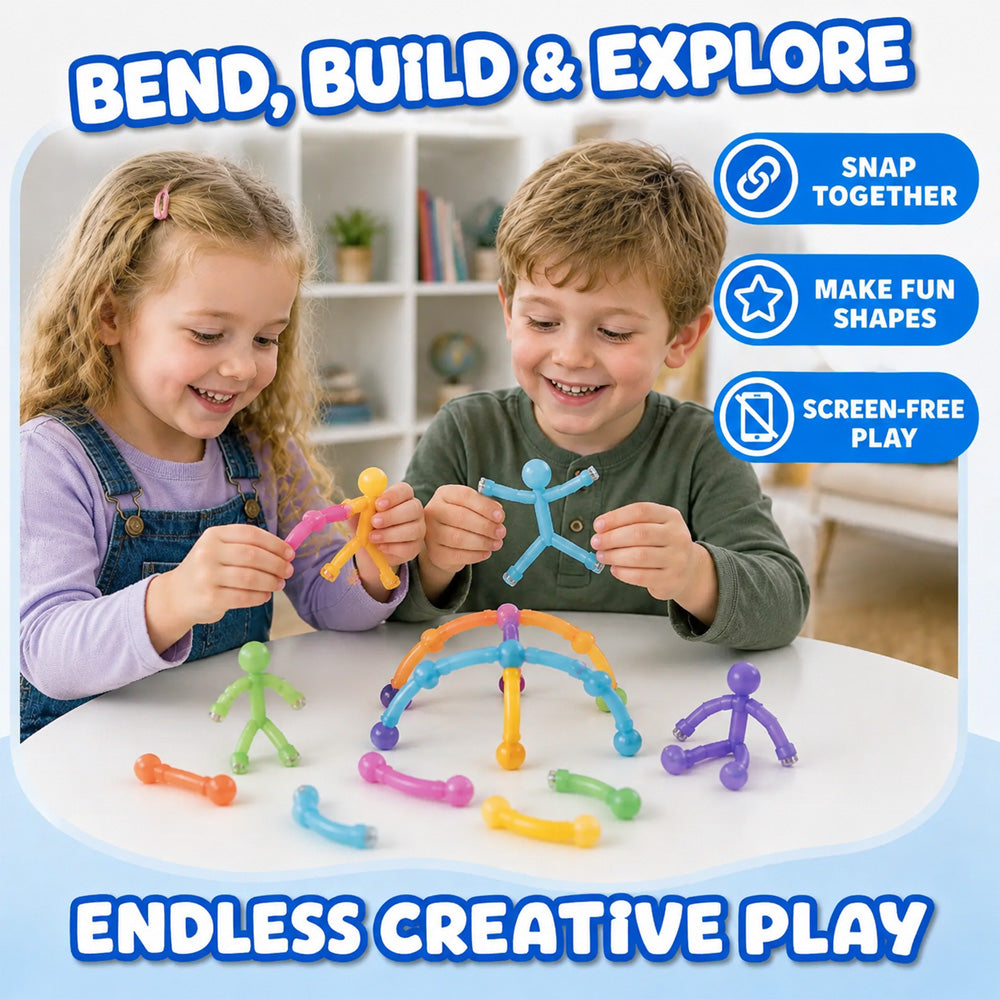 MagniBuddies® 10-Pack Magnetic Stick Figure Fidget Toys（upsell）