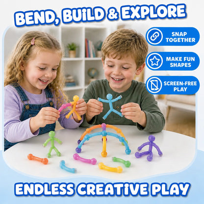 MagniBuddies® 10-Pack Magnetic Stick Figure Fidget Toys（upsell）